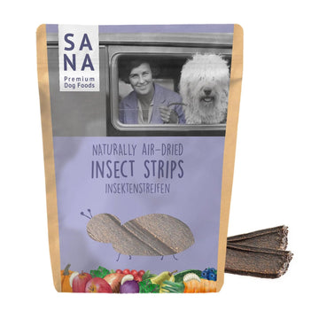 Insekten Streifen mit Hanf und Joghurt (100g)